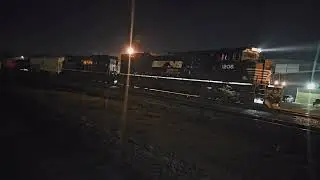 1/16/26 Back-to-Back Trains in Cordele! NS154 12 Min after M802 SD70ACe 1207 + 8176 (Smoky Night)