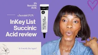 Chemist Reviews *new* Inkey List SUCCINIC ACID Acne Treatment | Is it worth your coins? ♡ April Basi
