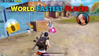 Greatest Hacker Reflex Conqueror iPhone Fragger Shao Yu Gaming World FASTEST PLAYER in PUBG Mobile