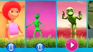 DAME TU COSITA vs PATILA vs CHOCOBODI vs DAME LA GOMITA vs MRS CHOC COLOR CHALLENGE #greenalien