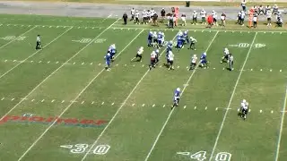 Justin Montgomery 61-Yard Rushing Touchdown Against Bluefield
