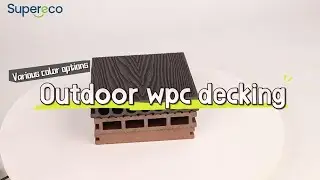 Co-extruded 3D Embossed WPC Decking IPE Mixed-colour Outdoor Flooring for Balcony Wholesale#wpc