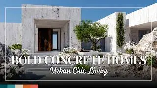 Urban Brutalist Living &ndash; Contemporary Concrete Homes with Metropolitan Chic Luxury