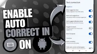 🔤 How to Enable Auto Correct in Keyboard on Android | ✔️ Turn On AutoCorrect in Keyboards
