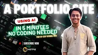 Create a Stunning Portfolio Website Using AI in 5 Minutes — No Coding Needed!