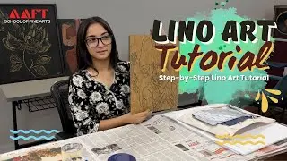 Step by Step Lino Art Tutorial | AAFT School Of Fine Arts | AAFT India