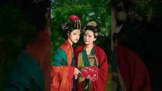 Tang Dynasty Hanfu Group Portrait | Regent&rsquo;s Park #shorts  #汉服hanfu #hanfu #chinesetraditionaldress