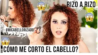 Cómo me corto el cabello yo SOLA, rizo a rizo #micabellorizado