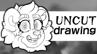 Honeycomb - Headshot Uncut Drawing // YCH (Part 1)