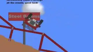 Phun-Jeep Wrangler front+downhill rollover course