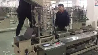 250pcs 500pcs paper straw bulk wrapping automatic counting machine