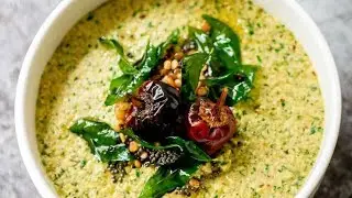 South Indian coconut chutney recipe with #meenu ki Desi chatakedar rasoi easy  authentic teste 