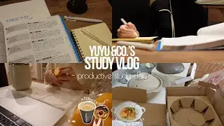 Study vlog / Просыпаемся в 5 утра и учимся 8 часов🍊📚 / productive day / Living in Japan