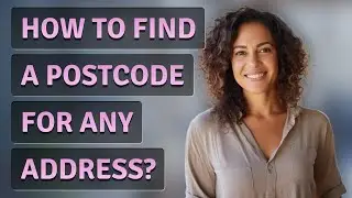 How to find a postcode for any address?