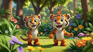 Three Tiny Tigers Count by Twos + More Nursery Rhymes & Kids Songs