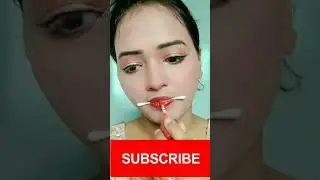 Cotton buds lipstick hack#shorts#hack#makeup#makeuptutorial