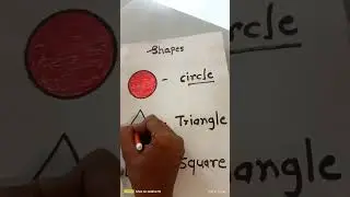 colour the shape/ colour shape circle triangle square colour