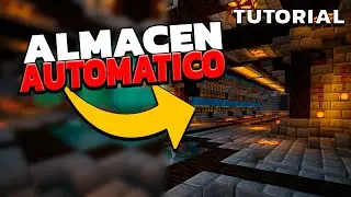 Almacen AUTOMATICO para TODOS LOS ITEMS de TU SURVIVAL - Tutorial Minecraft para TODAS LAS VERSIONES