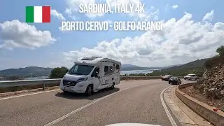 Driving in Italy Sardinia from Porto Cervo to Golfo Aranci