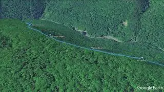 Kaaterskill Falls upper trailhead (Haines Falls, NY) - hike flyover
