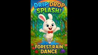 🌧️ Forest Rain Dance 💦 Fun Rain Song for Kids | Drip Drop Splash! 🌈
