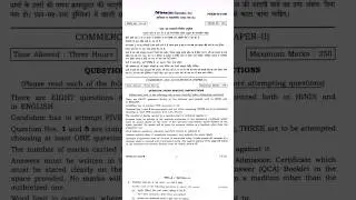 UPSC mains optional question paper 2 commerce and accountancy 2024