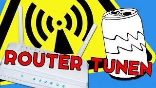 WLAN-Empfang mit einer Cola-Dose verbessern!