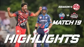 GT20 Canada Season 4 | Match - 19 | Toronto Nationals vs Montreal Tigers | Highlights
