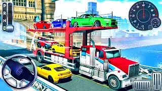 Car Transporter Truck Drive Simulator - Multi Cars Transport Carrier Driving - Android GamePlay