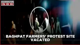 UP Police vacates farmers from Baghpat protest site; complaint received from NH authority