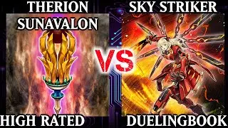 Therion Sunavalon vs Sky Striker | POST Dimension Force | High Rated | Dueling Book