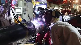 Orbital Welding of a 10&rdquo; offshore pipeline