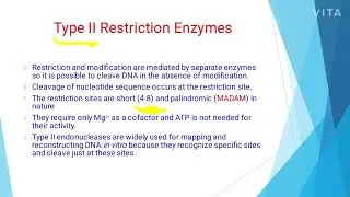 Restriction Enzymes -  Classification & Nomenclature