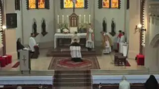 Nachprimiz von Kaplan Krueger im alten Ritus in St. Afra Berlin am 26.7.09