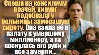 Спеша на консилиум врачей, хирург подобрал у больницы замёрзшую сироту. А взяв её в палату..