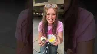 EGG-DROP CHALLENGE 🥚🍳🐣 #shorts