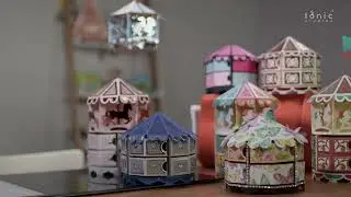 Introducing the Big Top Carousel Gift Box Die Set | Tonic Studios
