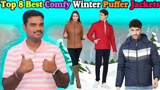 ✅ Top 8 Best Puffer Jacket In India 2024 With Price |Men & Women Jacket Review & Comparison