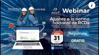 Webinar Ajustes de la norma nacional de RCD  (Resolución 1257 de 2021)