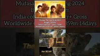 Mufasa The Lion King Box office Collection #cinemaandcollection #boxofficecollection #ytshorts