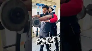 Jab Gym Trainer Exercise Lagvaye #gymlife #gymtrainer #trainer #coach #fitness @thefitnessbot16