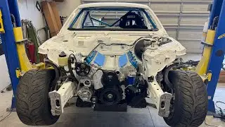 LOJ Conversions 350z LS Swap Accessory Drive Kit Install!