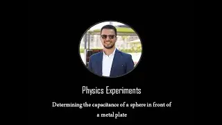 Determining the capacitance of a sphere in front of a metal plate