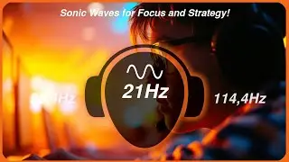 Gamer Boosting | Sonic Waves for Focus and Strategy! - Pure Binaural Beats