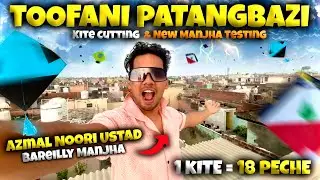 New Manjha + Testing 8400 | Kite Cutting Tricks | Amritsar Kite Flying 2025 | Jaipur Kites Vlog 2025