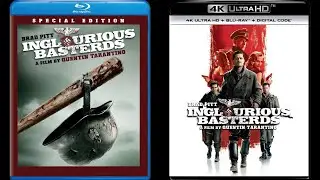 Inglourious Basterds Blu-ray vs 4K Blu-ray Comparison (HDR version)