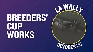 LA WALLY Works at Santa Anita - October 25