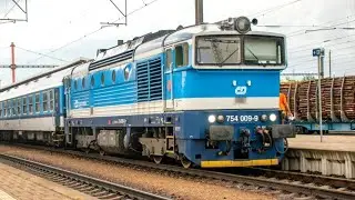 ČD 754.009 &ldquo;Brejlovec&rdquo; in Passenger Service | Vesel&iacute; nad Lužnic&iacute; 🇨🇿
