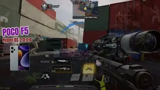 POCO F5 Hyper OS 2.0.5.0 (60fps) | Call of Duty Mobile - Multiplayer - Game Test - TRY HARD WITH BOT