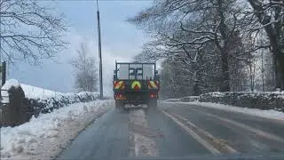 Shap In Winter Snow A6 Summit Past The Jungle To Kendal